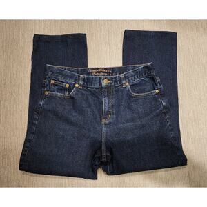 Lauren Ralph Lauren dark denim jeans 10Petite Custom Hem- 24" inseam